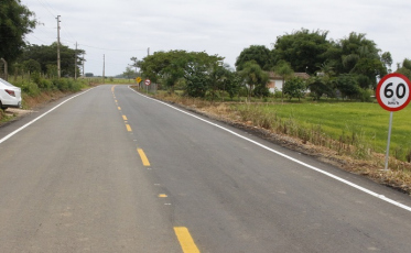 Nova etapa da pavimentação da Rodovia Francisco Ricken será entregue neste sábado