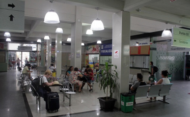 Uma renovada e abençoada Estação Rodoviária