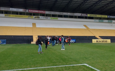 Italianos do intercâmbio com a Satc conhecem região