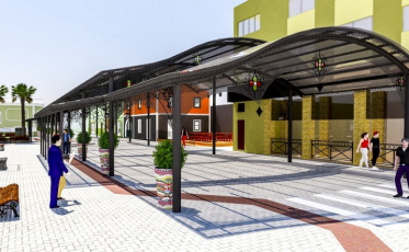 Centro com jeito de ponto turístico