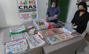 Crianças e adolescentes atendidos pelo Cras receberão kits educativos