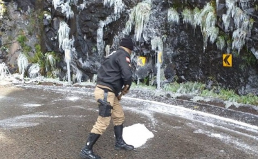 Com previsão de neve, os cuidados nas estradas