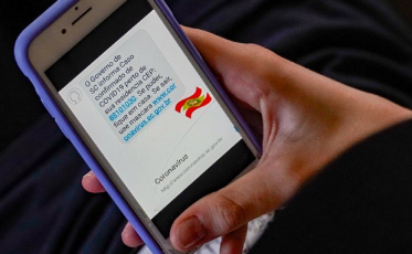 Covid-19: Estado já emitiu mais de 120 mil alertas em SMS
