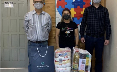 Santa Vita Saúde Center faz doações para entidades da Região