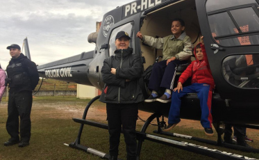Escola do Guatá recebe comboio educativo da Polícia Civil