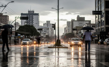 Virada no tempo: sábado tem chuva e risco de temporais em Criciúma