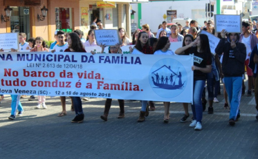 Nova Veneza promove Semana da Família a partir desta segunda
