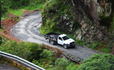 Trânsito liberado na Serra do Corvo Branco 