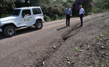 Deinfra faz manutenção na Serra do Faxinal