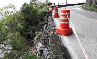 Serra do Rio do Rastro: Defesa Civil interdita a SC-390