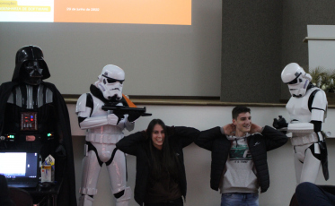 Personagens de Star Wars invadem a UniSatc 