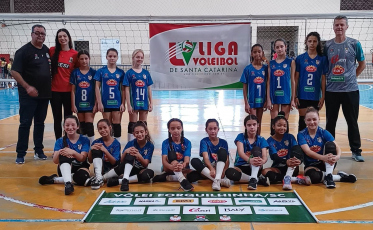 Sub-12: Forquilhinha conquista primeira etapa da Liga Voleibol de SC