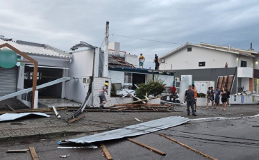 Cidade do Sul de SC decreta situação de emergência após temporal
