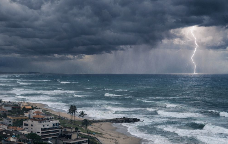 Aumento de temperaturas provoca riscos de temporais em SC