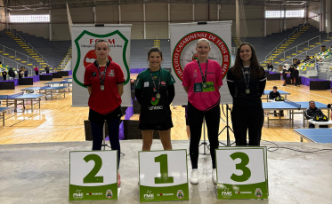  Mesatenistas criciumenses conquistam títulos e pódios no Estadual de Tênis de Mesa