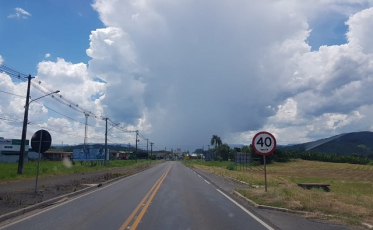 Pancadas isoladas na região. Chove hoje em Criciúma