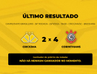 Bolão Bistek: Sem acertadores para Criciúma 2x4 Corinthians