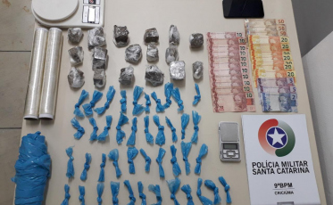 Maconha, cocaína e crack são apreendidas pela PM