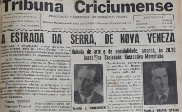 Pedro Benedet e a carta do Dino Gorini