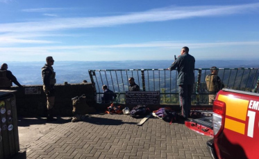 Criciumense caiu do mirante na Serra do Rio do Rastro
