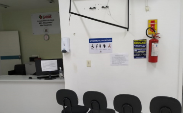 Nem o posto de saúde escapa dos bandidos