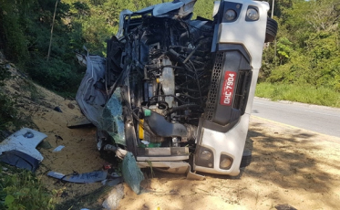 Motorista de Lauro Müller morre em acidente na BR-282