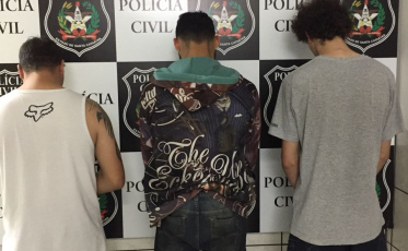 Trio de traficantes é preso preventivamente em Orleans e Lauro Müller