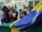 O hino na escola, tradição que se mantém