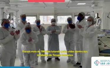 Hospital São José está sem pacientes na UTI Covid (VÍDEO)