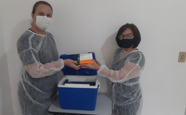 Siderópolis recebe 170 vacinas da CoronaVac