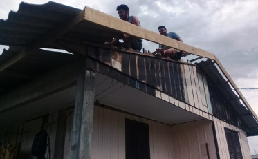 Vendaval causa estragos em Maracajá
