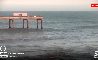 Marinha alerta para ondas altas e ventos de até 75 km/h na costa (VÍDEO)