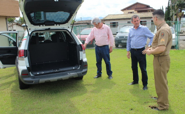 Viatura nova para a PM em Nova Veneza