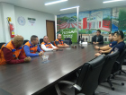 Defesa Civil de Criciúma recebe visita técnica do município de Senador Canedo