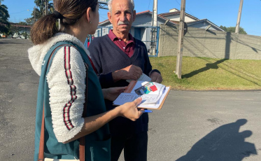 Criciúma: Casan inicia trabalho socioambiental no bairro Brasília