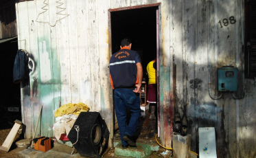 Em Içara, 150 desalojados depois do temporal