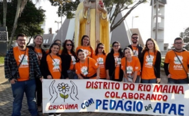 Apae arrecada R$ 32 mil em pedágio