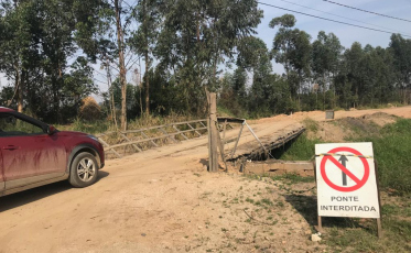 Sem previsão para conclusão da ponte da Vila Selinger (VÍDEO)