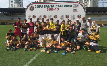 Tigre é campeão invicto da Copa Santa Catarina Sub-13 