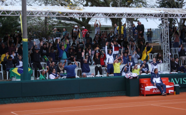 Torcida criciumense é elogiada na Copa Davis