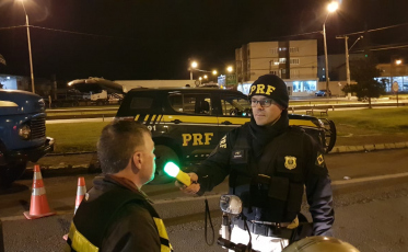 No fim de semana, 299 motoristas embriagados foram flagrados pela PRF