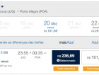 Azul abre venda de passagens Jaguaruna - Porto Alegre