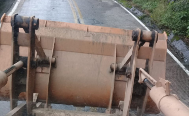 Começa trabalho de limpeza de bueiros na Serra do Rio do Rastro