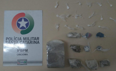 Pai e filho vão para a delegacia por tráfico de drogas