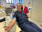 Bombeiros fazem doação de sangue para vítimas do Rio Grande do Sul