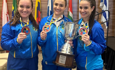 Karatê de Içara é prata no Pan-Americano e conquista vaga no Mundial