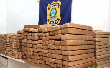 Joinville: PRF apreende 287 quilos de maconha na BR-101