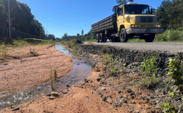 Obras da SC-108 avançam após pressão de lideranças regionais