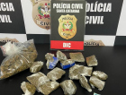 Polícia Civil de Tubarão prende traficante em flagrante e apreende drogas em operação