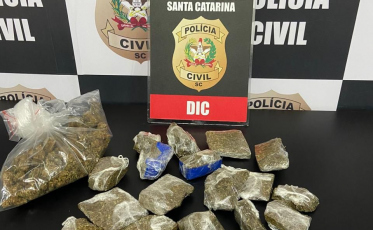 Polícia Civil de Tubarão prende traficante em flagrante e apreende drogas em operação